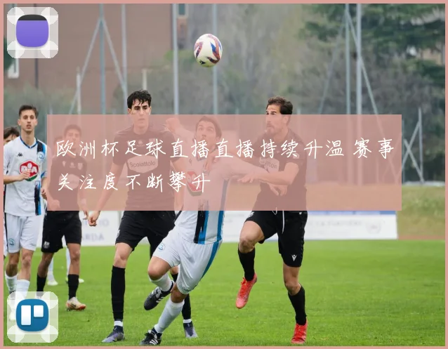 欧洲杯足球直播直播持续升温 赛事关注度不断攀升
