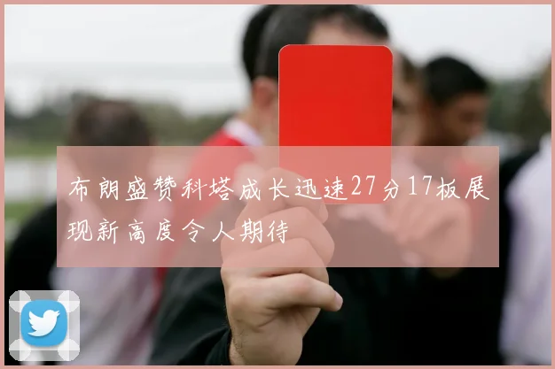 布朗盛赞科塔成长迅速27分17板展现新高度令人期待